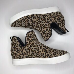 Steve Madden Lawry leopard print sneaker boots